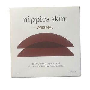 Nippies Skin Original Adhesive Nipple‎ Covers Size 3 DD+ Cups Brown